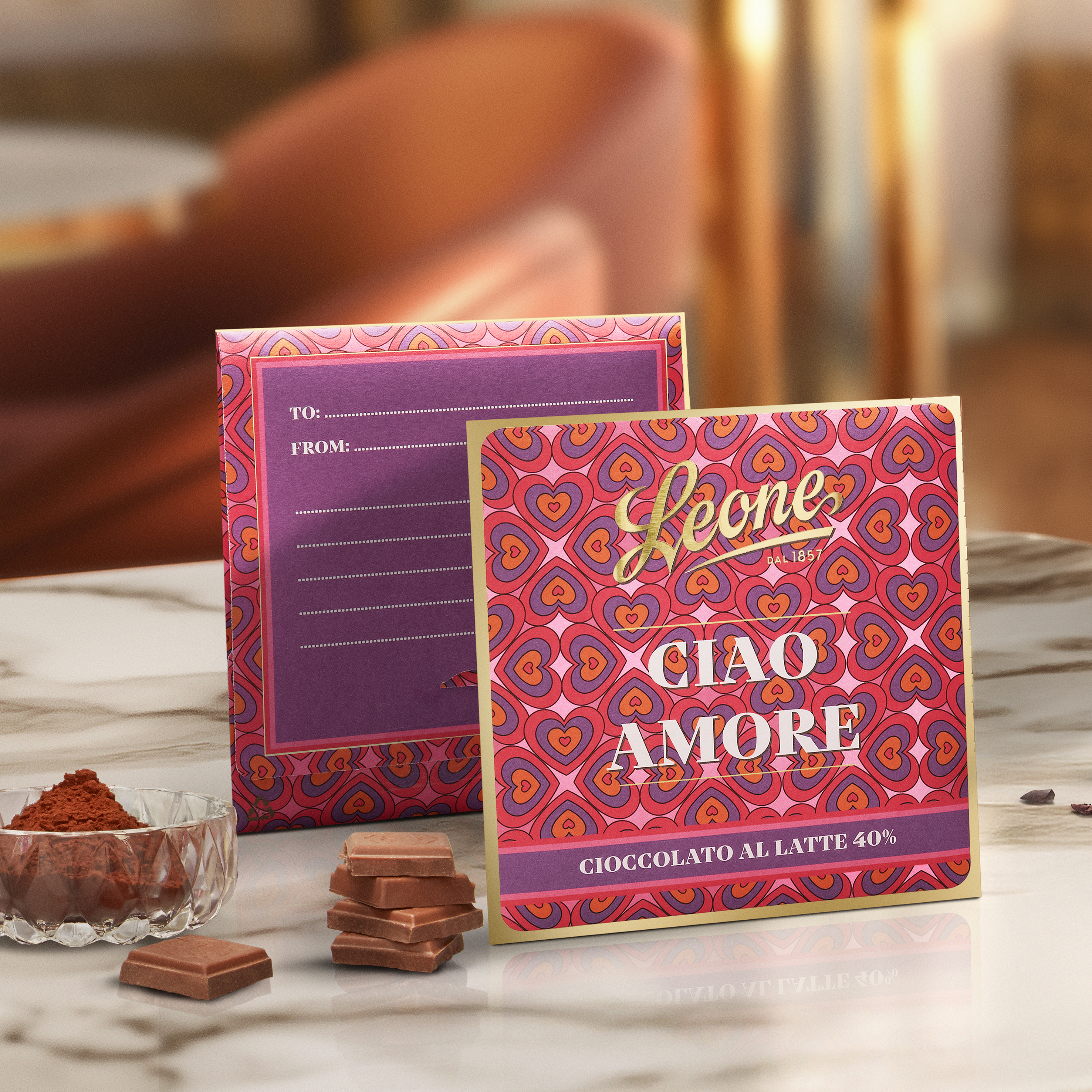 Bar Milk Choc & Card Ciao Amore