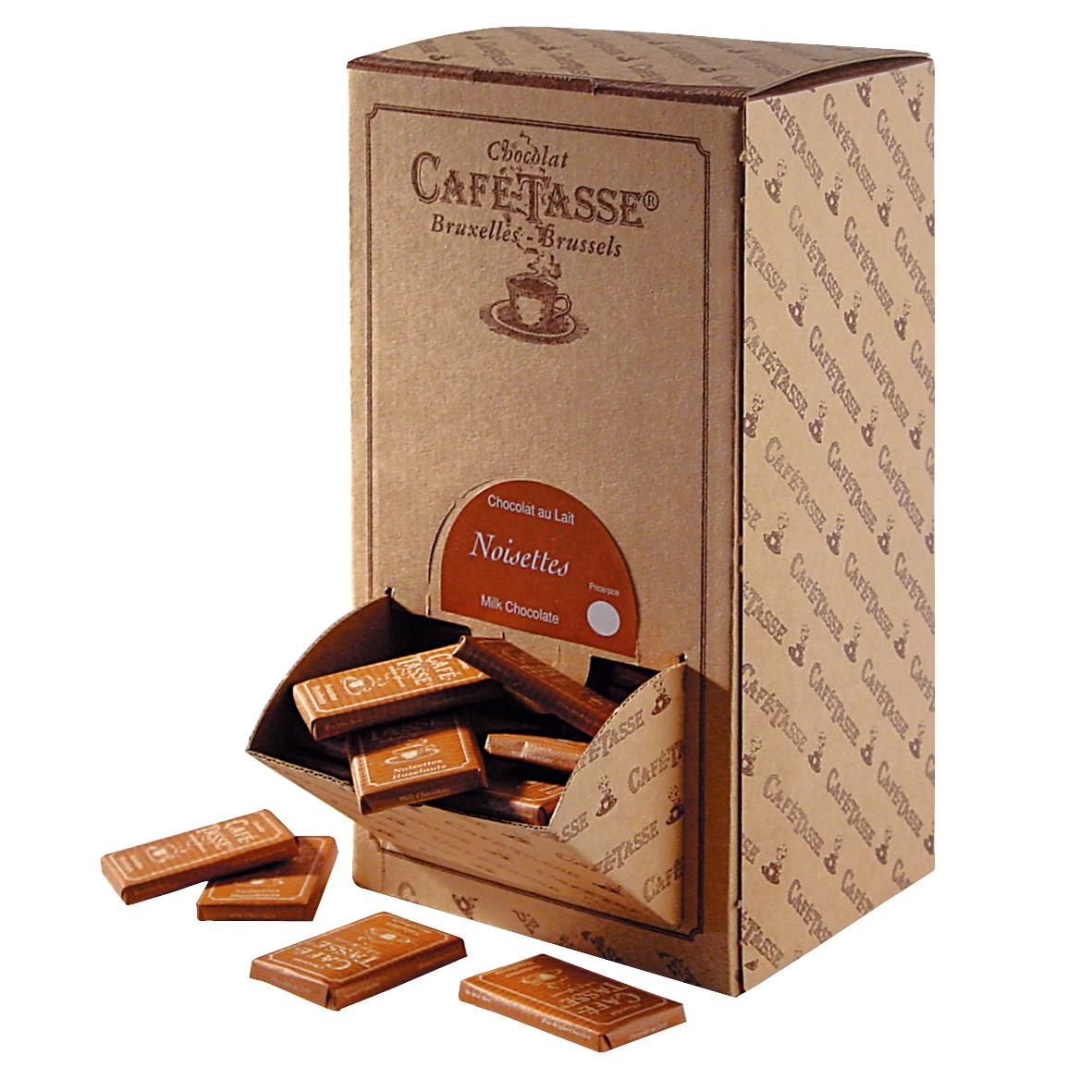 Mini-Bars Milk 38 % Hazelnuts