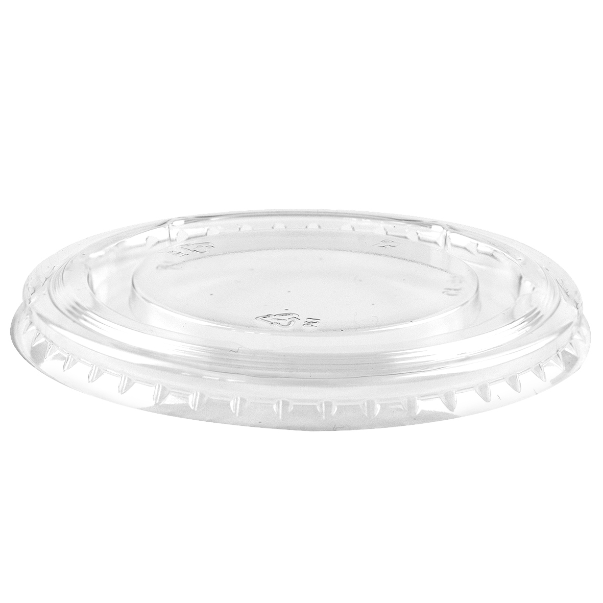 Flat Lid Closed w. Flap f. Clear Cup, 9-20 oz.