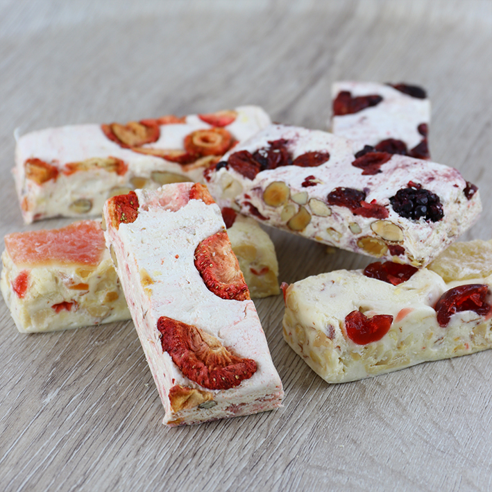 Soft Nougat Bars Fruit Cream