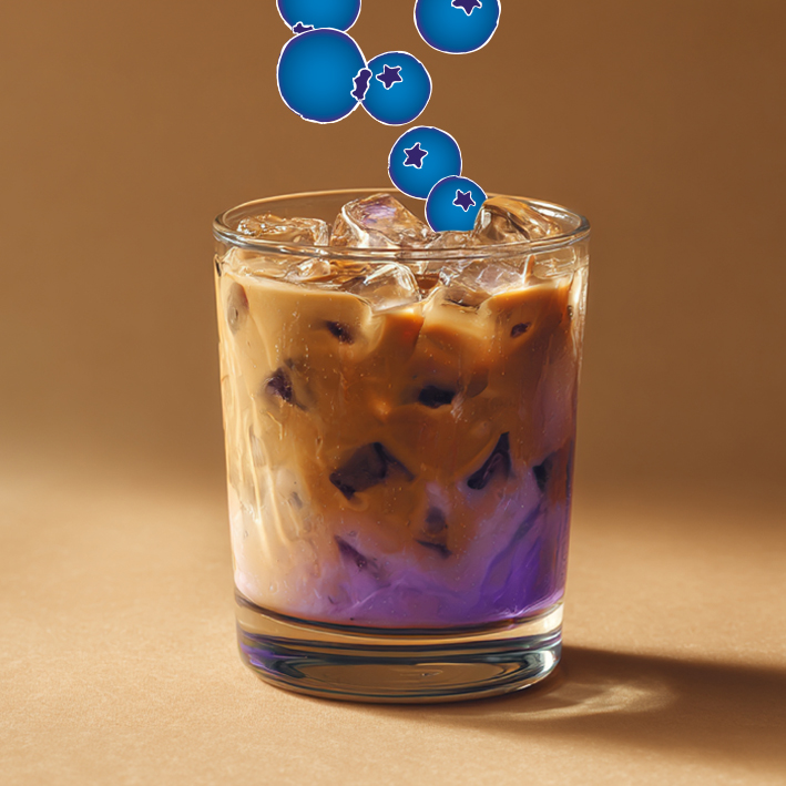 Blueberry Superfood Latte