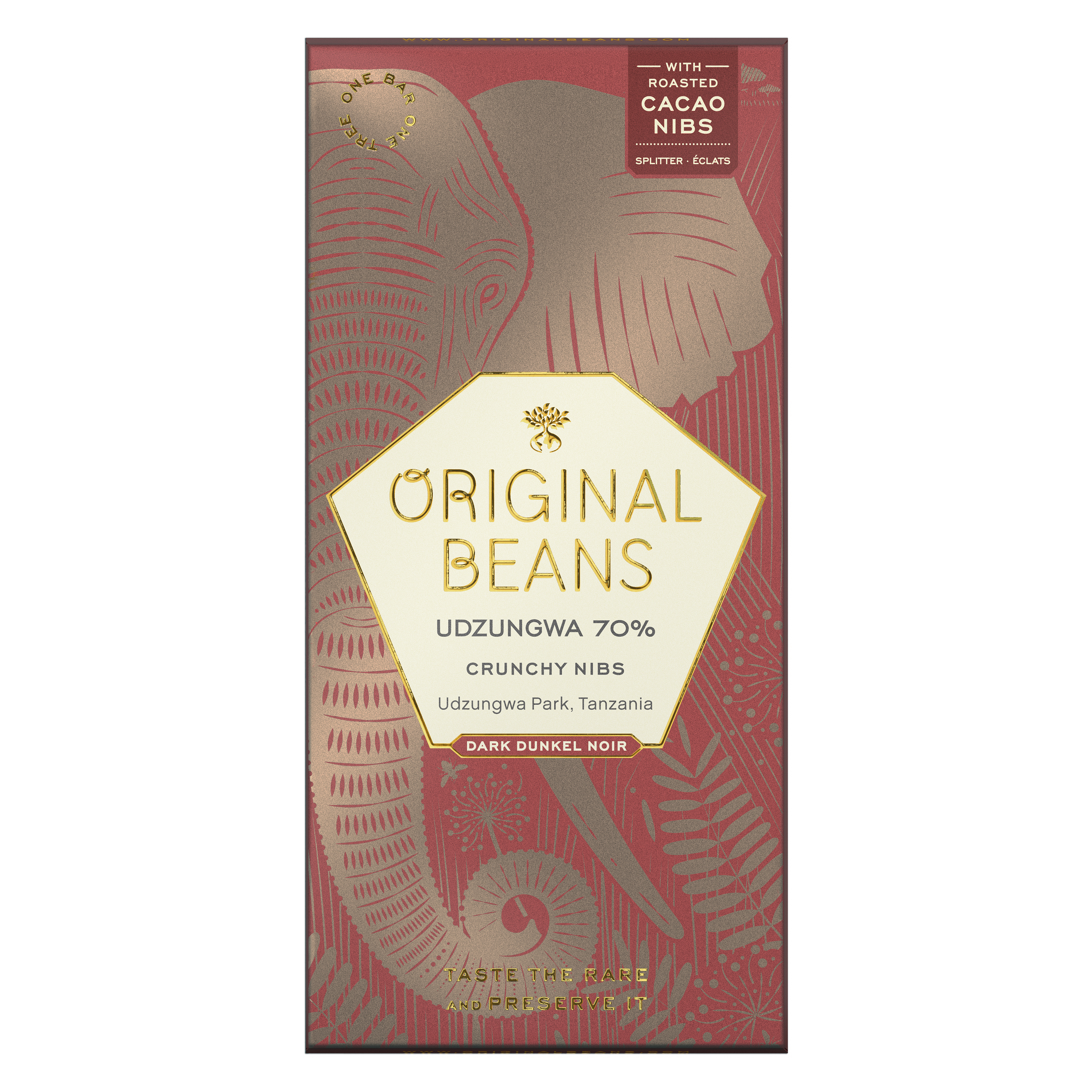 Organic Chocolate Bar Udzwunga 70 %