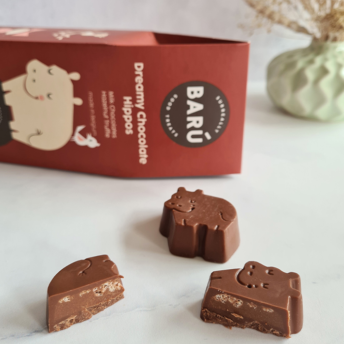 Milk Chocolate Hippos Hazelnut Truffle