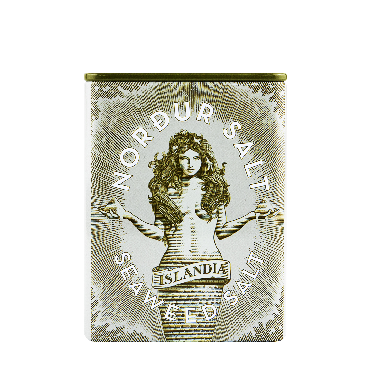 Arctic Sea Salt Flakes Seaweed Tin