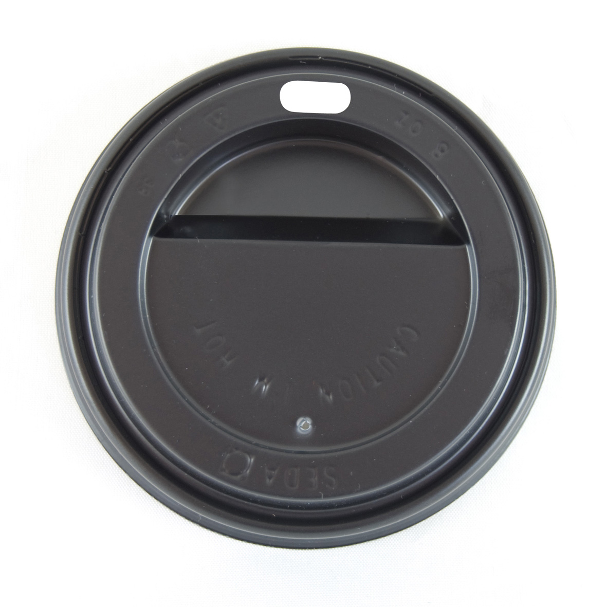Dome Lid Black, 8/10 oz.