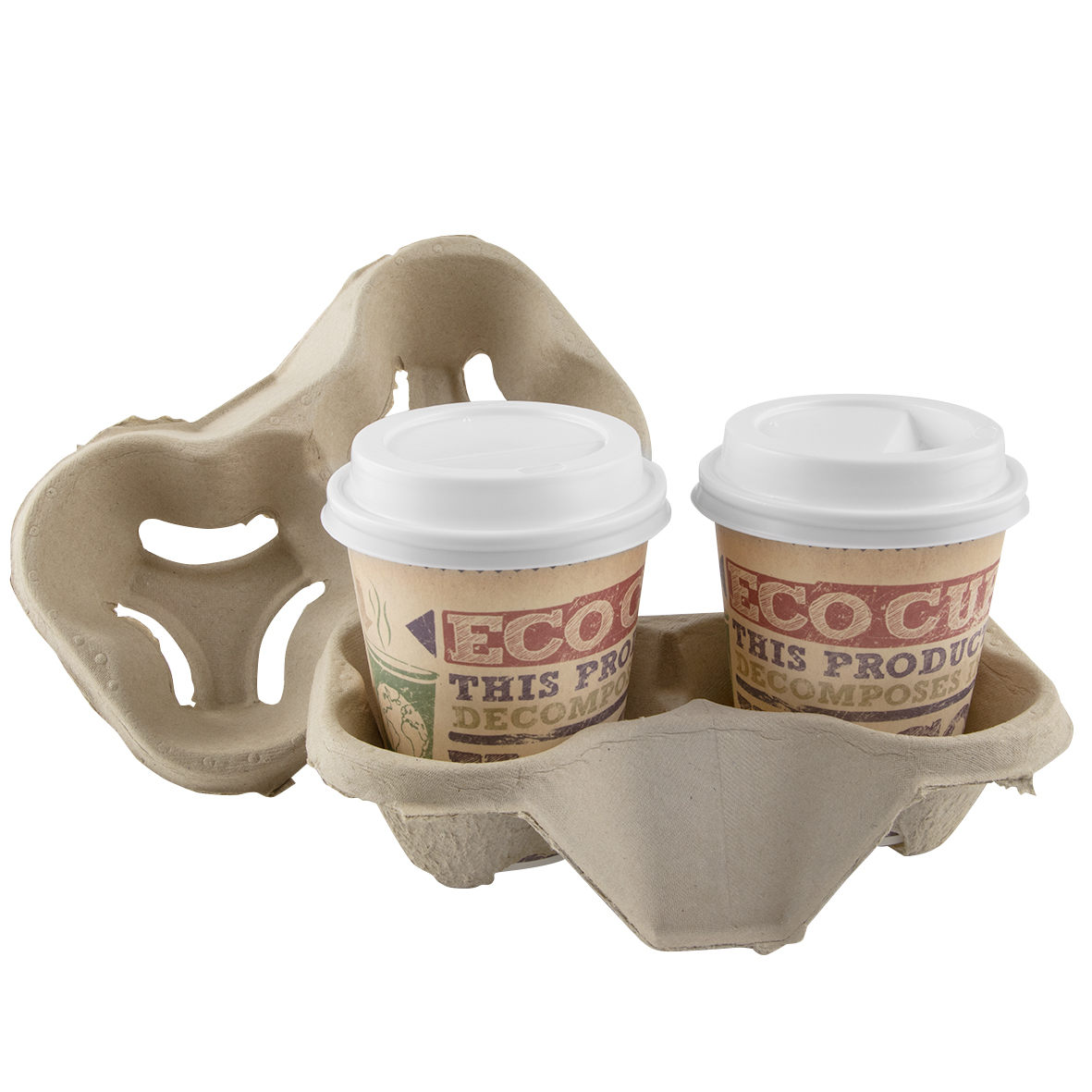 Carry Cup Tray, splittable