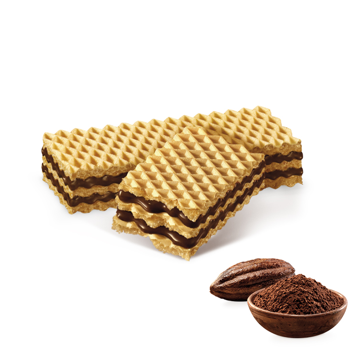 Classic Waffel with Creamy Dark Chocolate