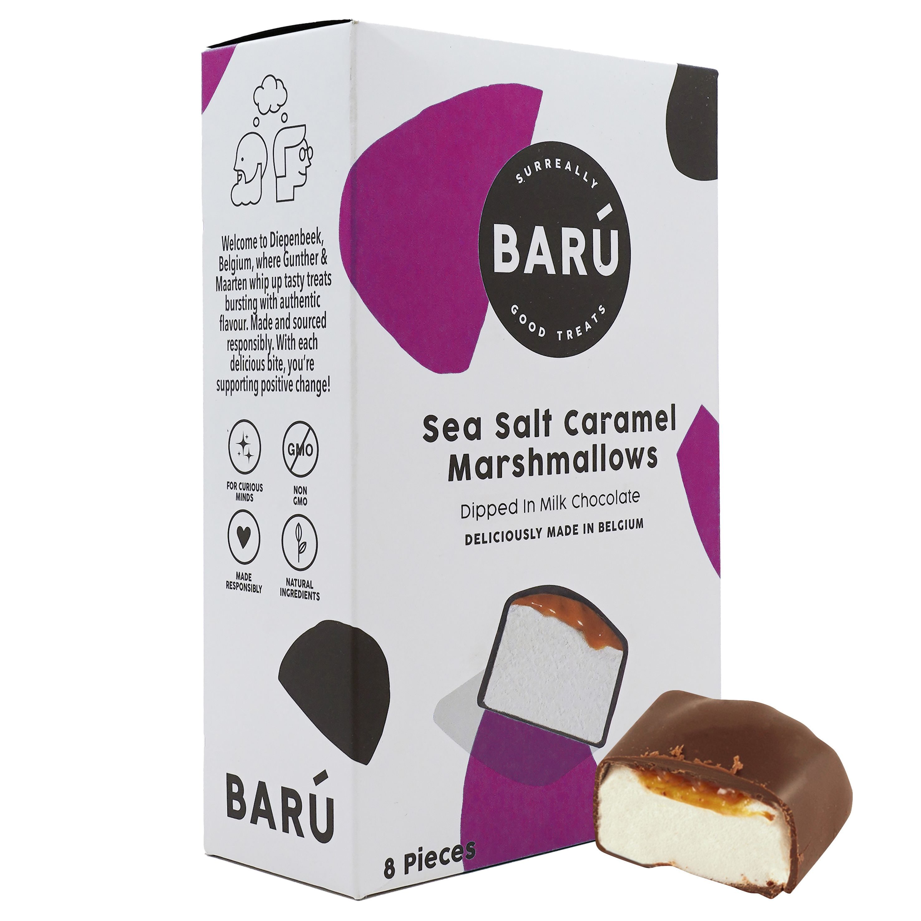 Milk Chocolate & Sea Salt Caramel Marshmallows