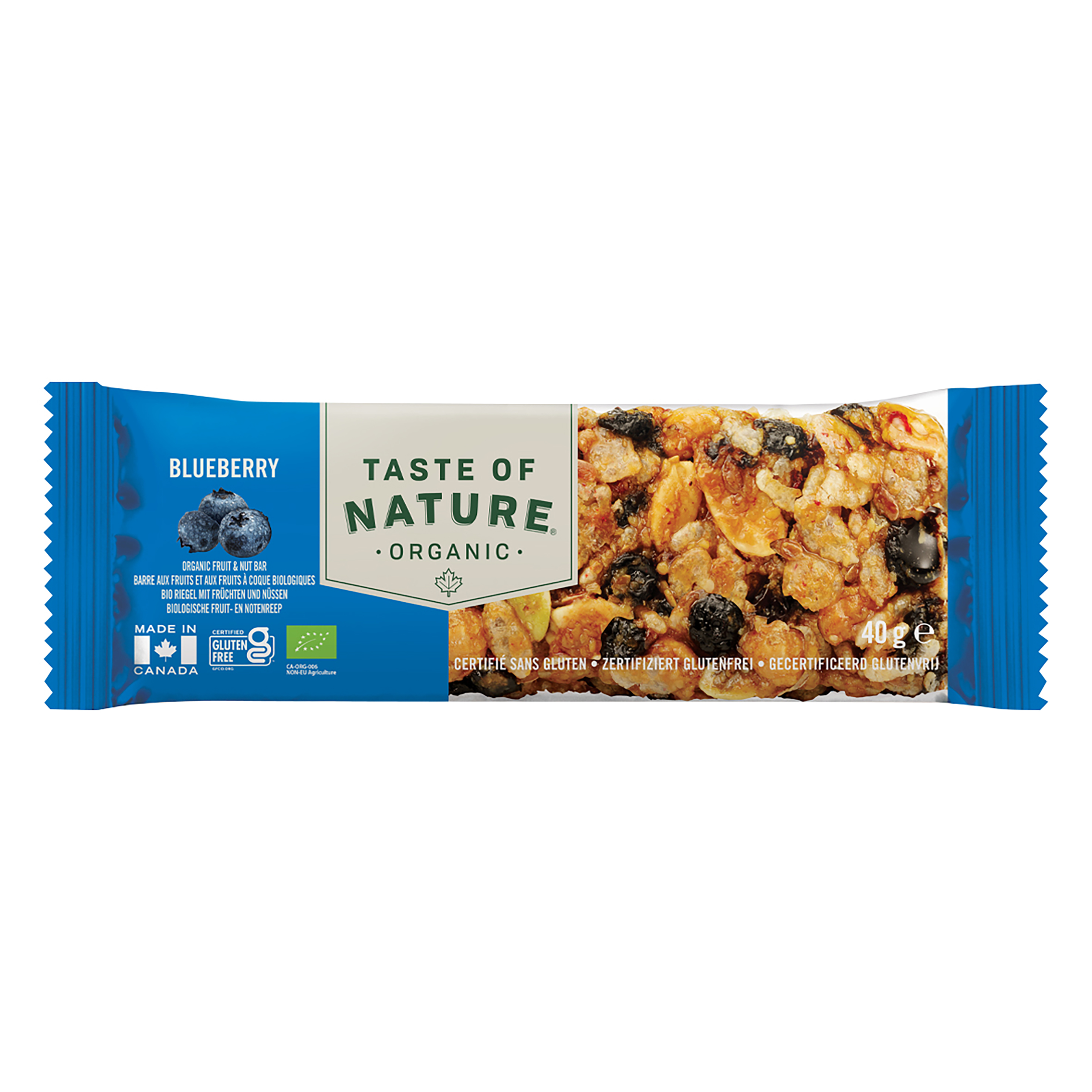 Organic Bar Blueberry