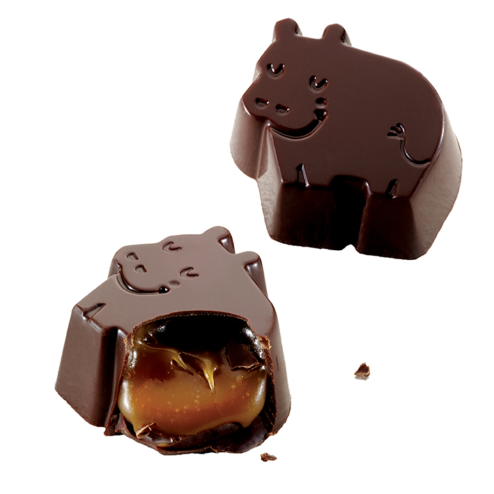 Dark Chocolate Hippos Sea Salt Caramel