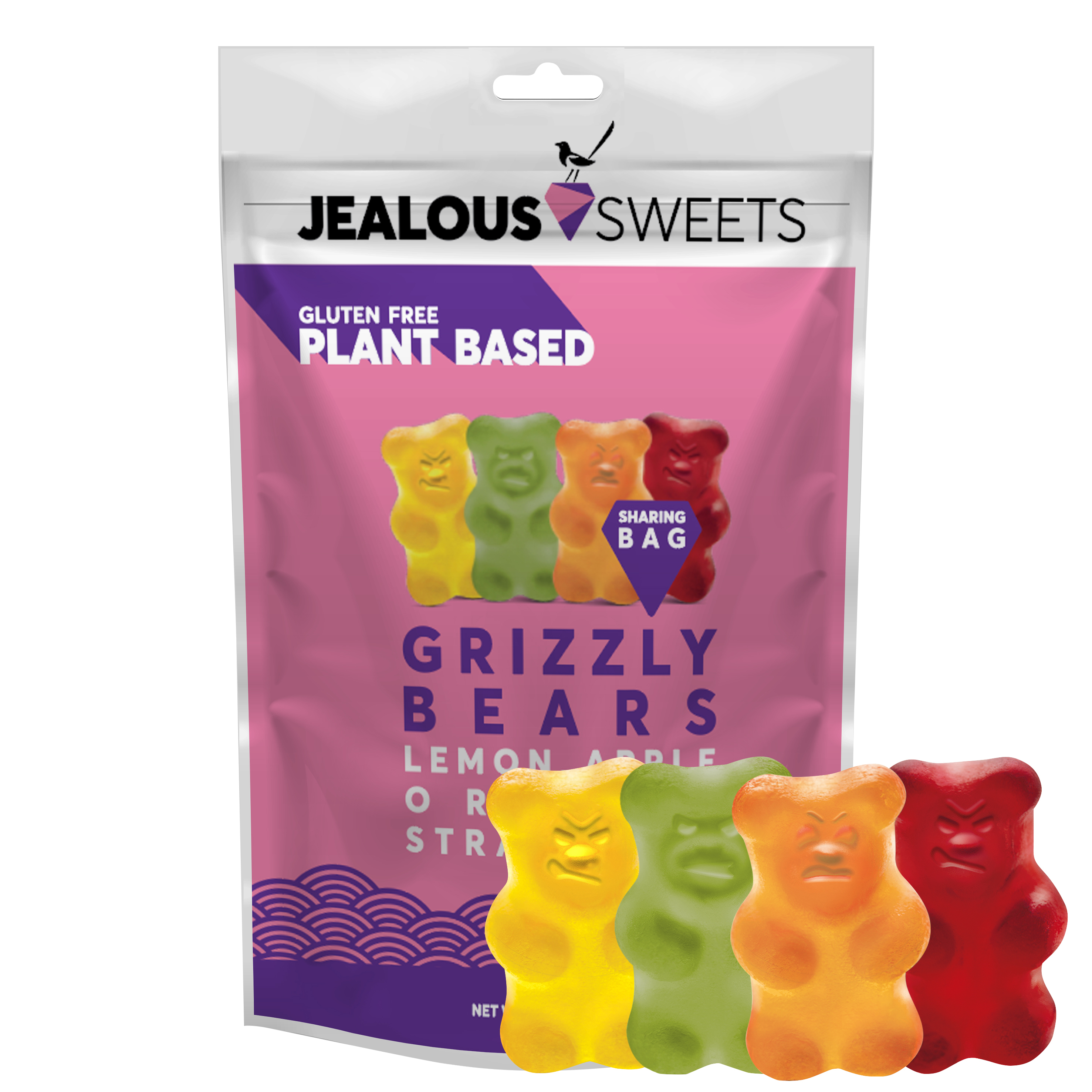 Vegan Fruit Gum Grizzly Bears