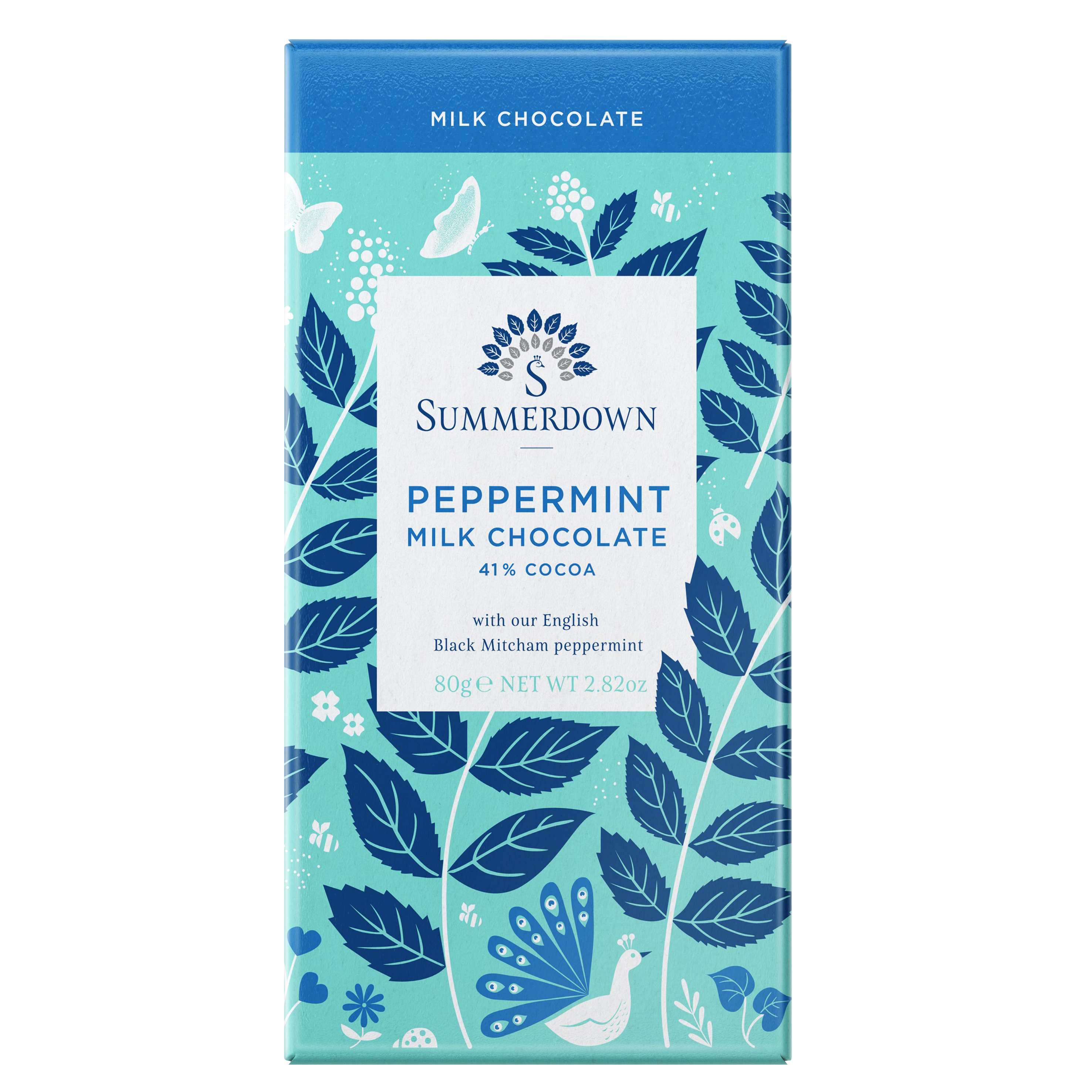 Summerdown Peppermint Milk Chocolate Bar 80 g