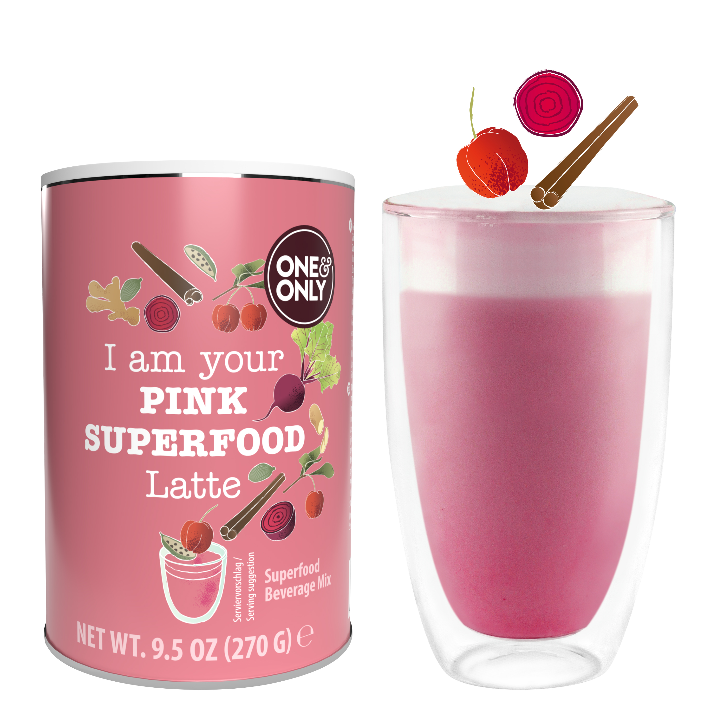 Pink Superfood Latte