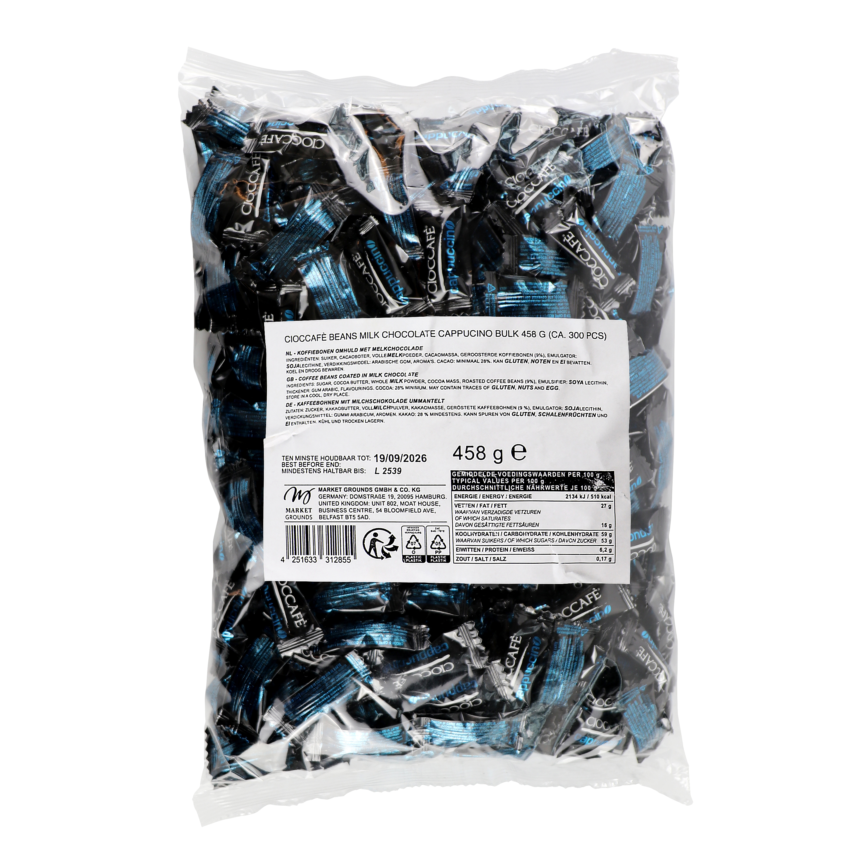 Espresso Beans Milk Chocolate Bulk