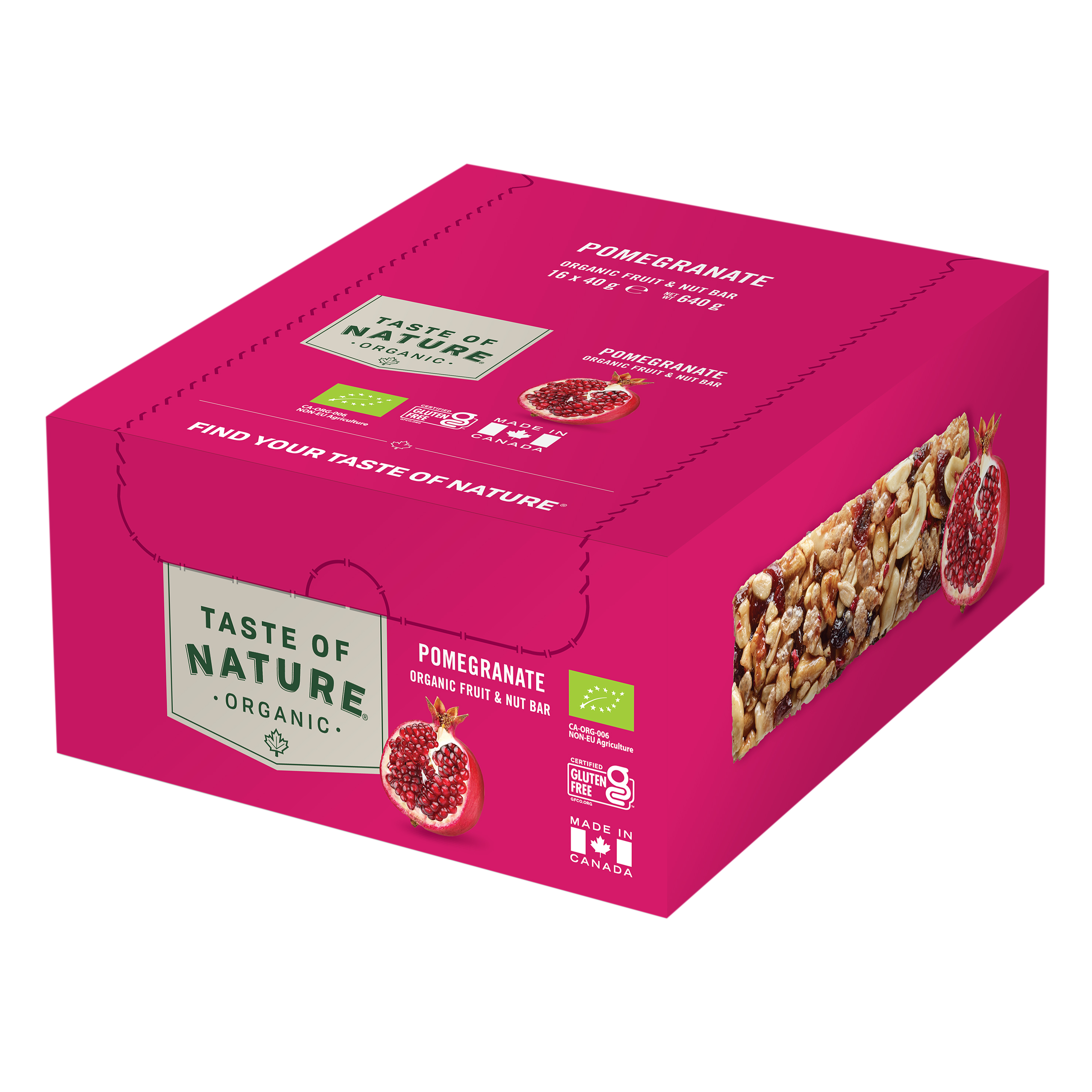 Organic Bar Pomegranate