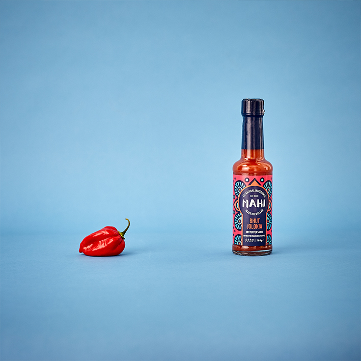 Sauce Bhut Jolokia Hot Pepper 