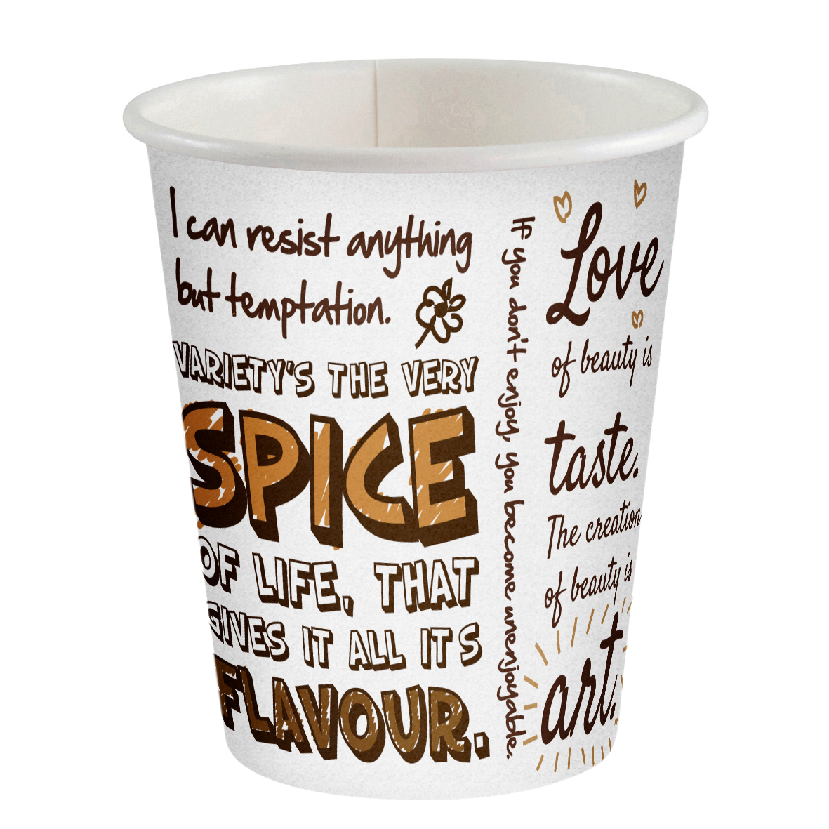 Hot Paper Cup SPICE, 8 oz.