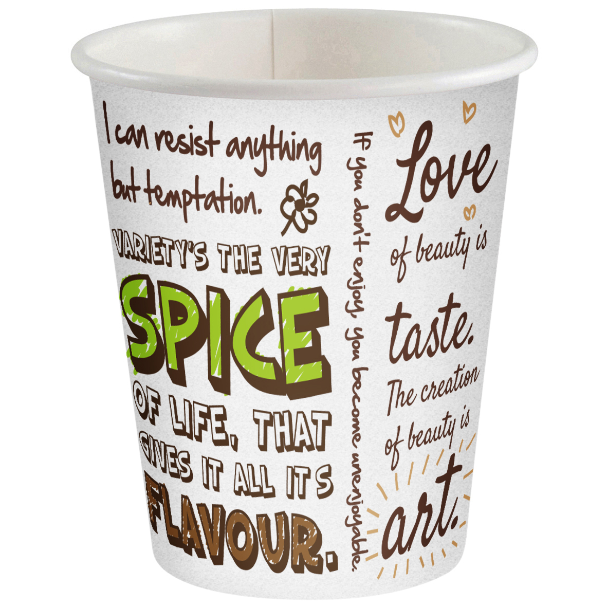 Hot Paper Cup SPICE, 12 oz.