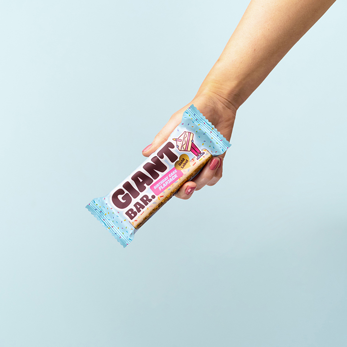 GIANT Chocolate Flapjack Peanut Butter Jelly 100 g