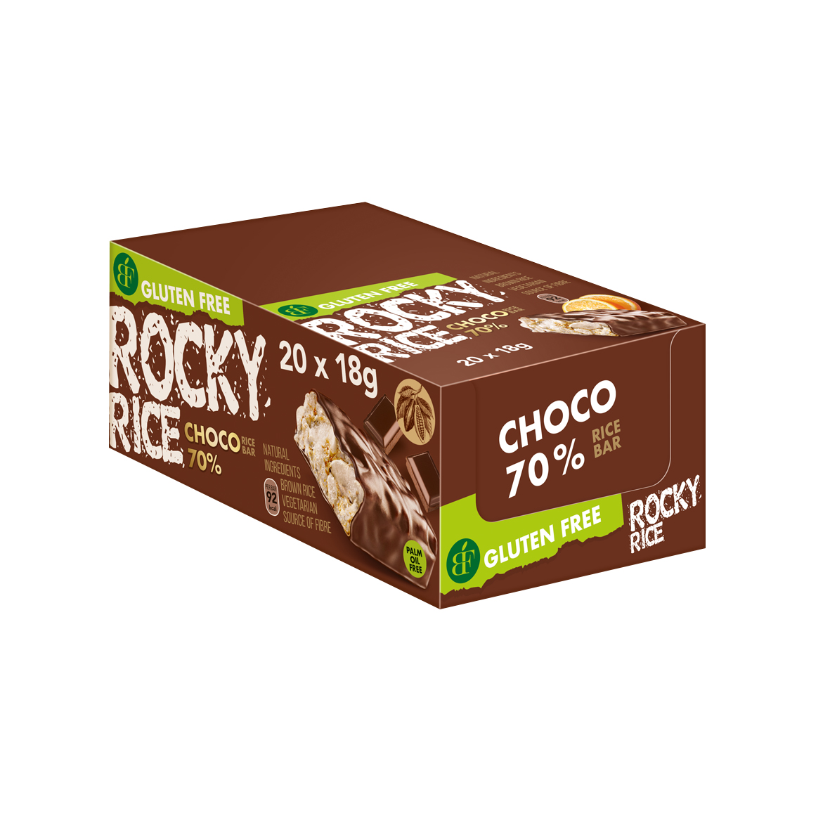 Choco Rocky Rice Dark Chocolate