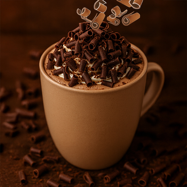 Curly Whirly Chocolate Topping