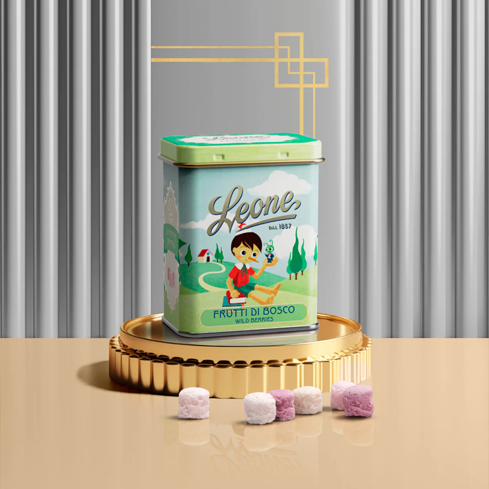 Display Mixed Pastilles Tin Fairy Tale