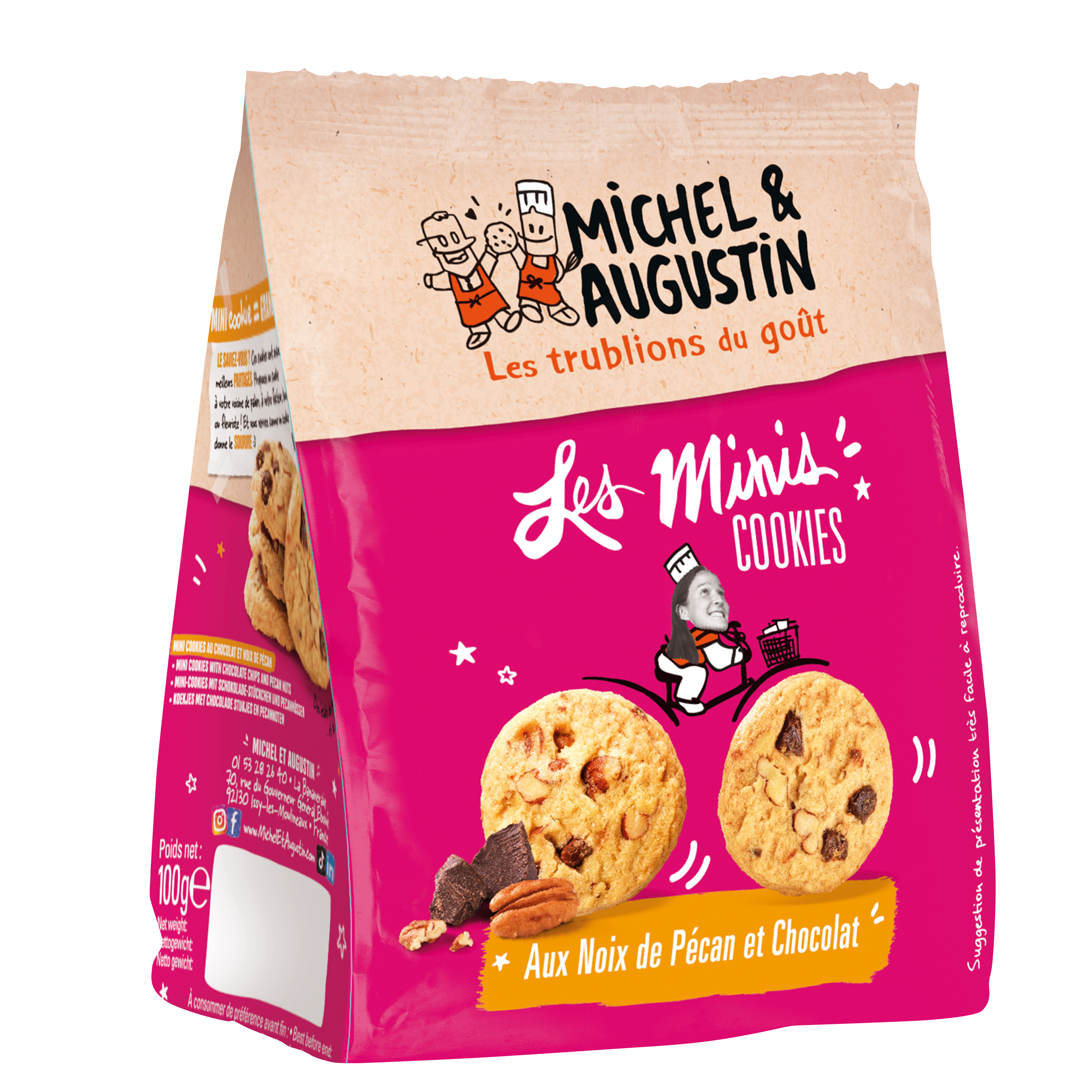 Mini Cookies Milk & Dark Chocolate
