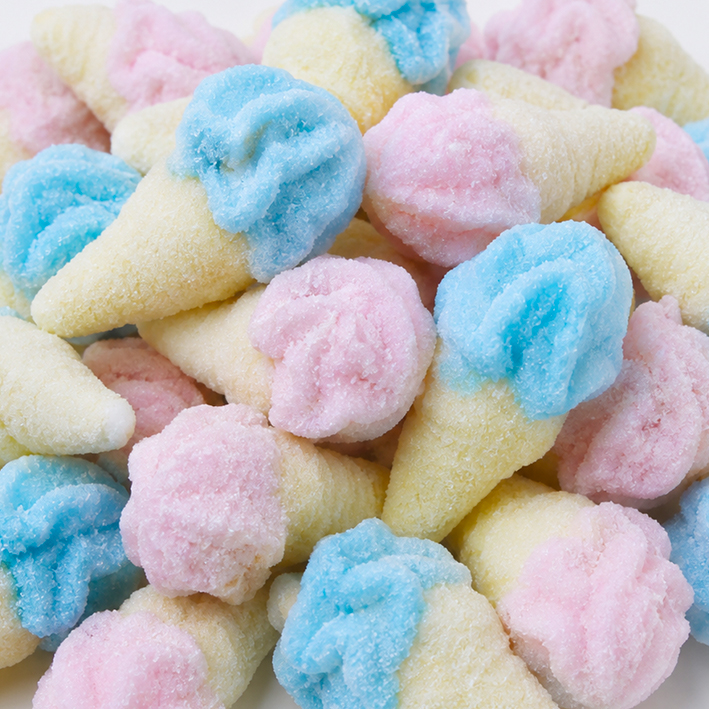Marshmallow Ice Cream Cones
