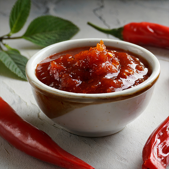 Jam Chilli Heart-Shaped Gifting Jar