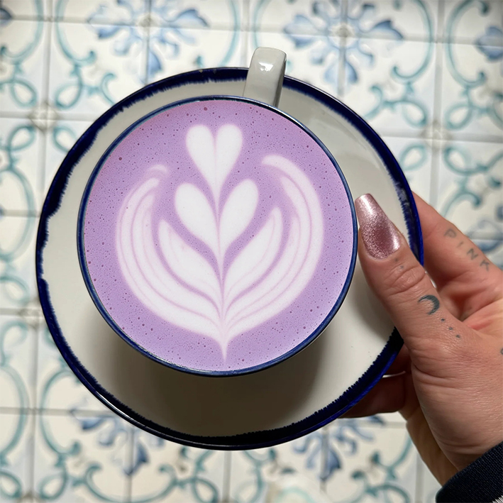 Yeah Purple L.A. Fog Latte