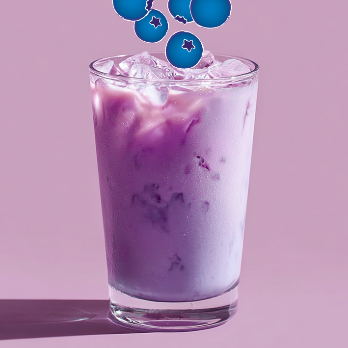 Blueberry Superfood Latte
