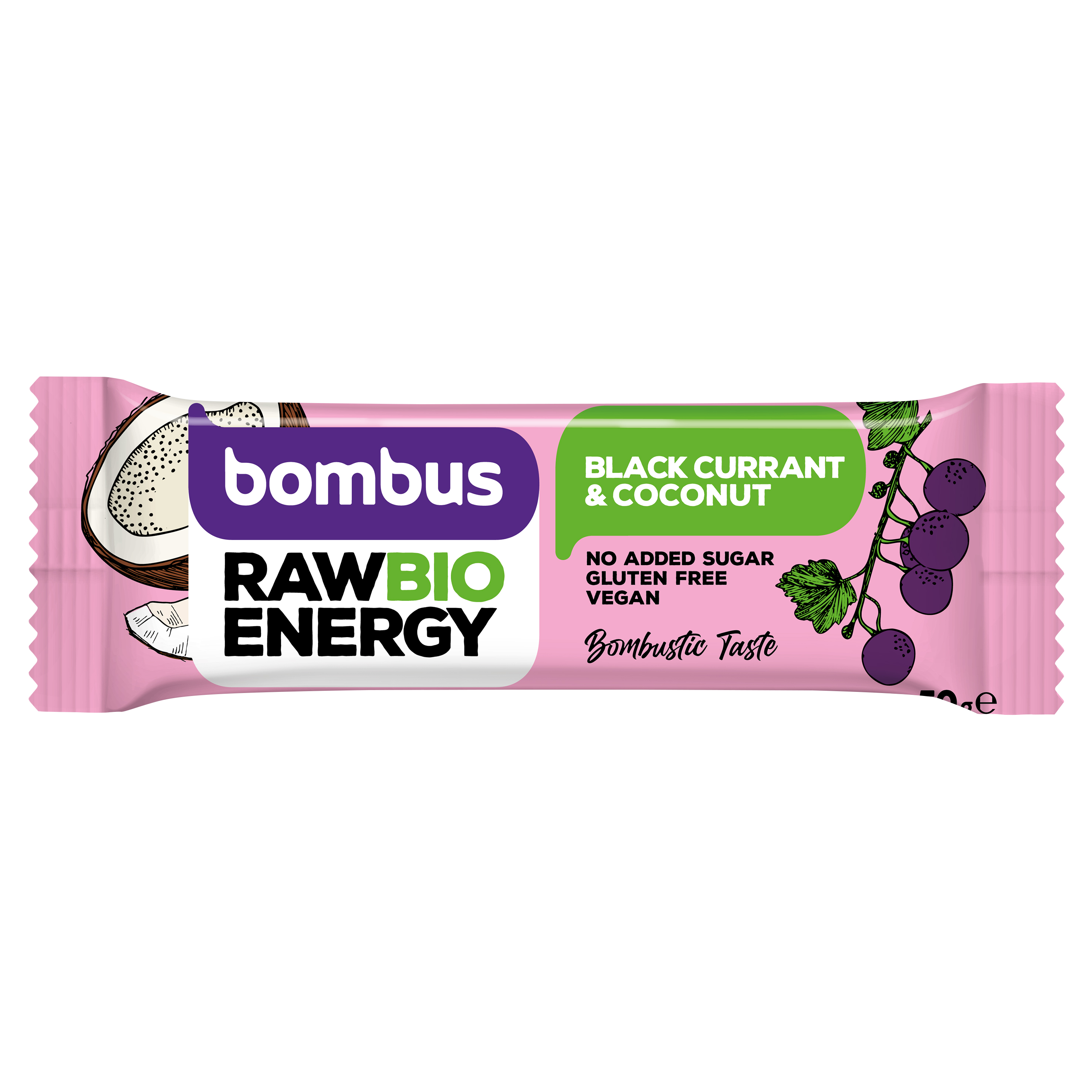 Raw Bio Energy Bar Black Current & Coconut