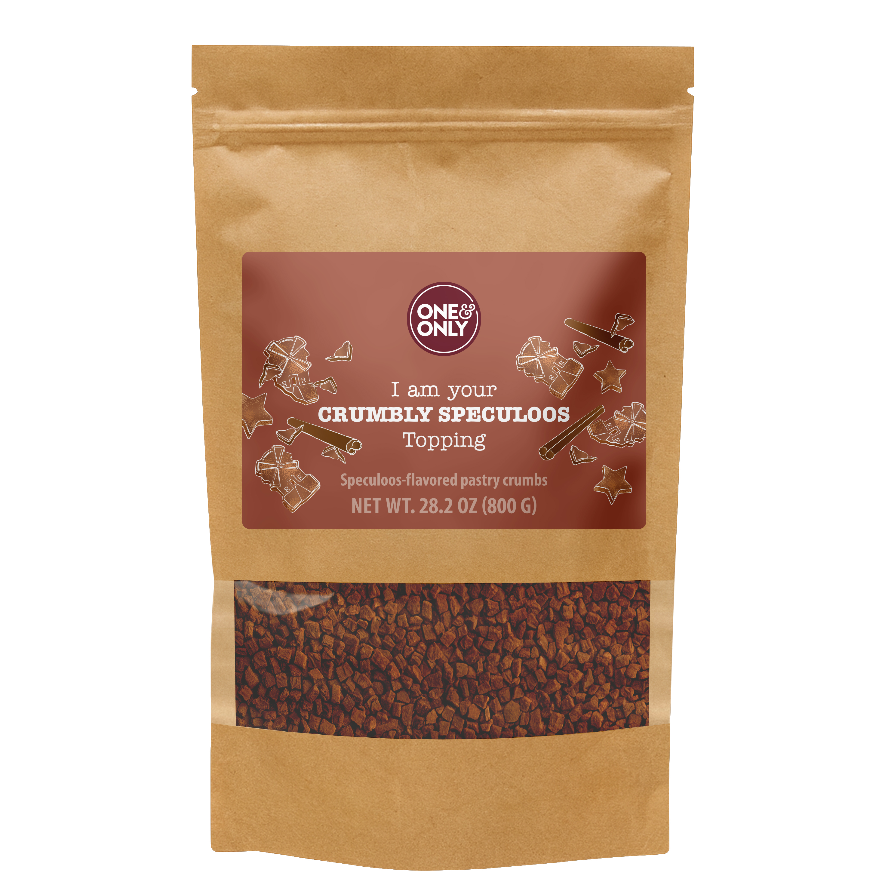 One&Only Topping Crumbly Speculoos 800 g