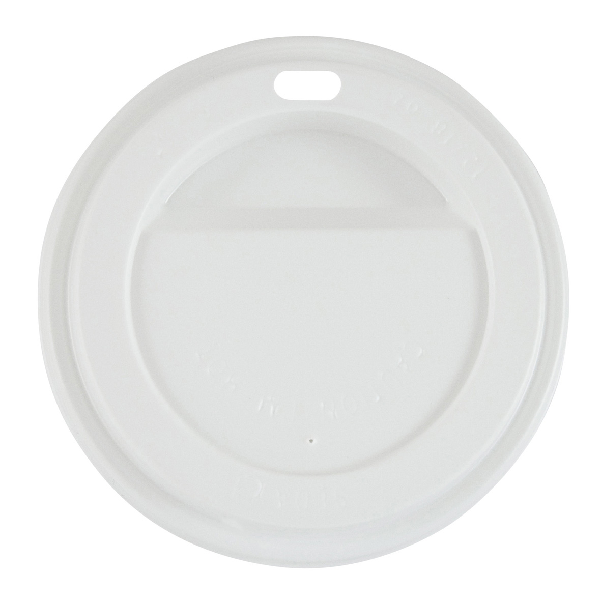 Dome Lid White, 12/16/20 oz.