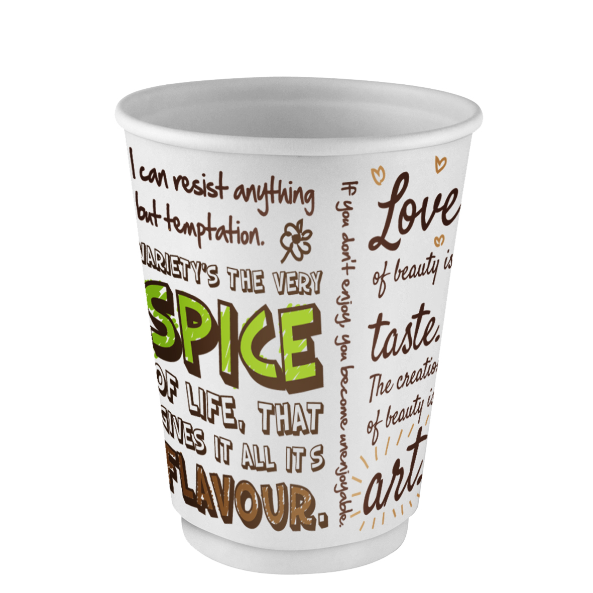DW Paper Cup SPICE, 12 oz.