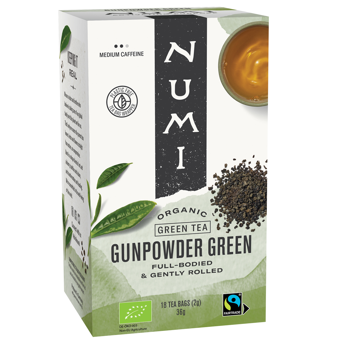 Organic Gunpowder Green