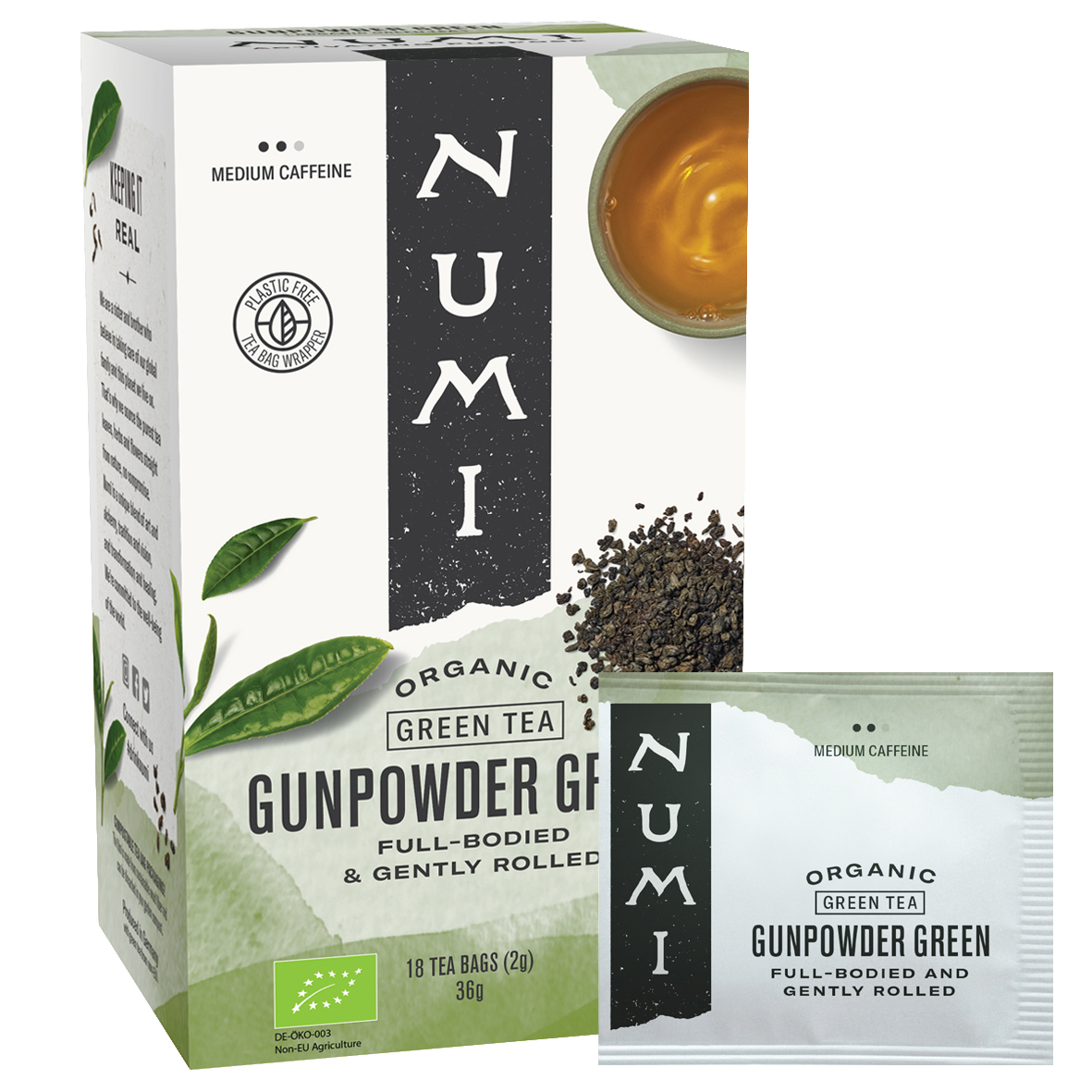 Organic Gunpowder Green