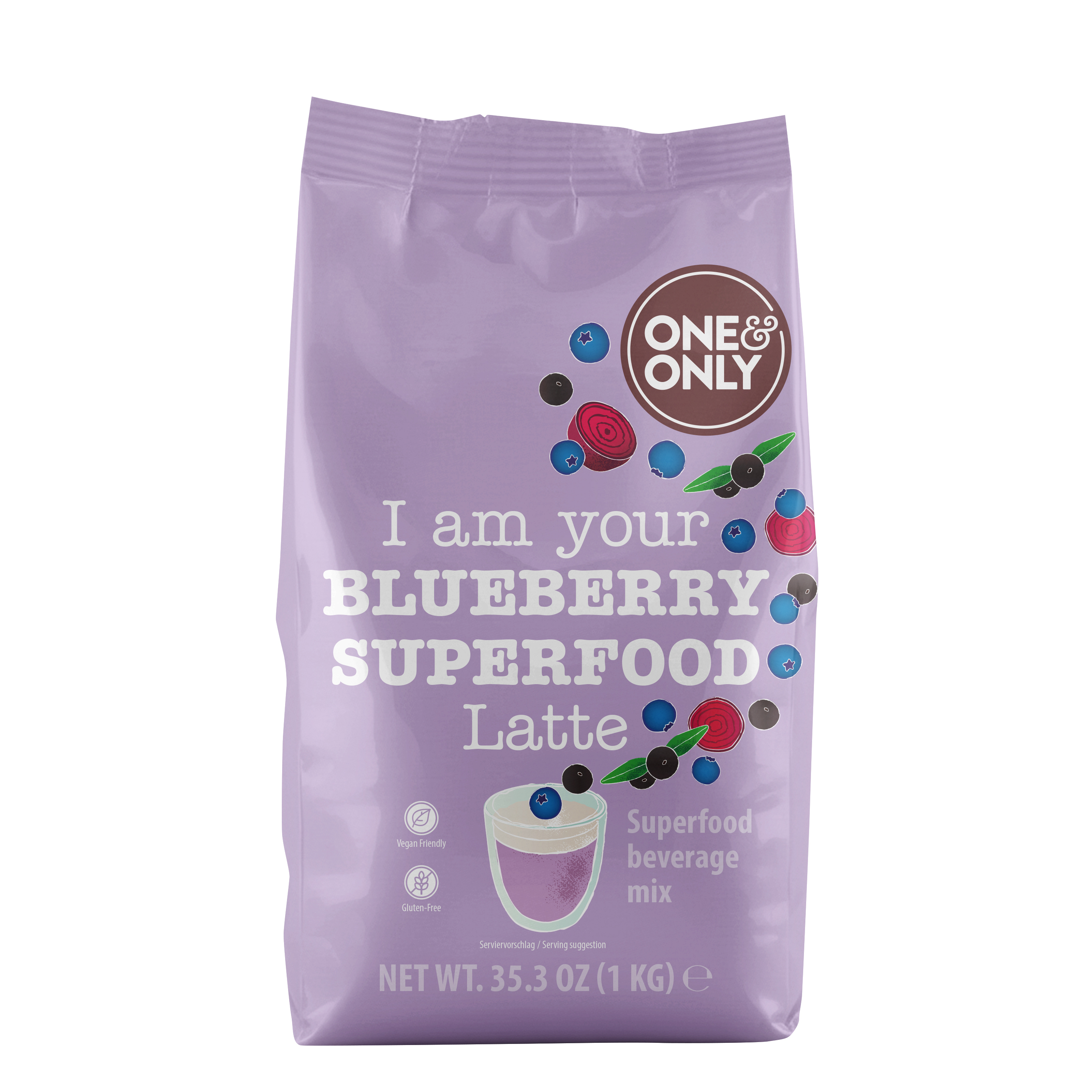 Blueberry Superfood Latte