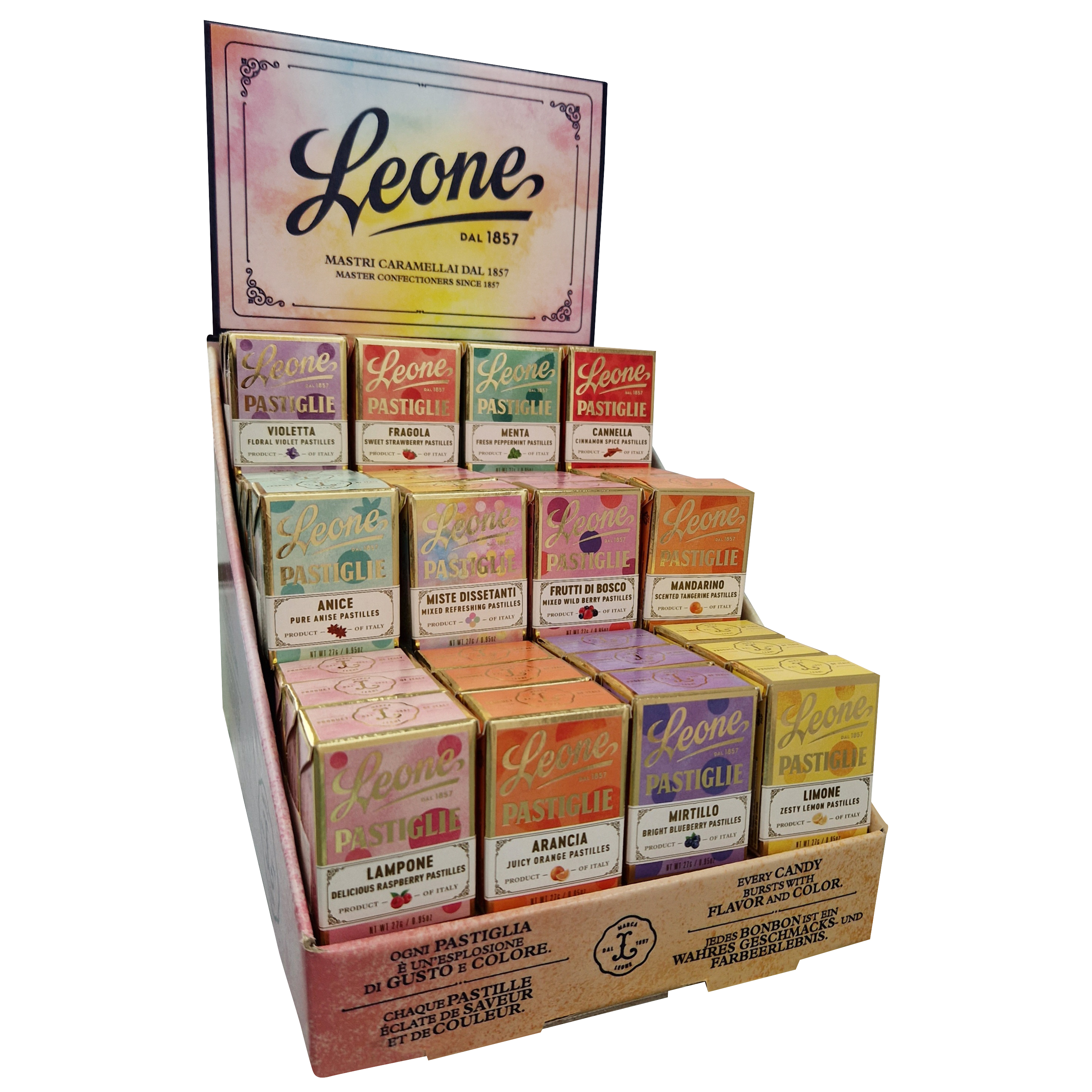 Display Mixed Pastilles 12 Flavours