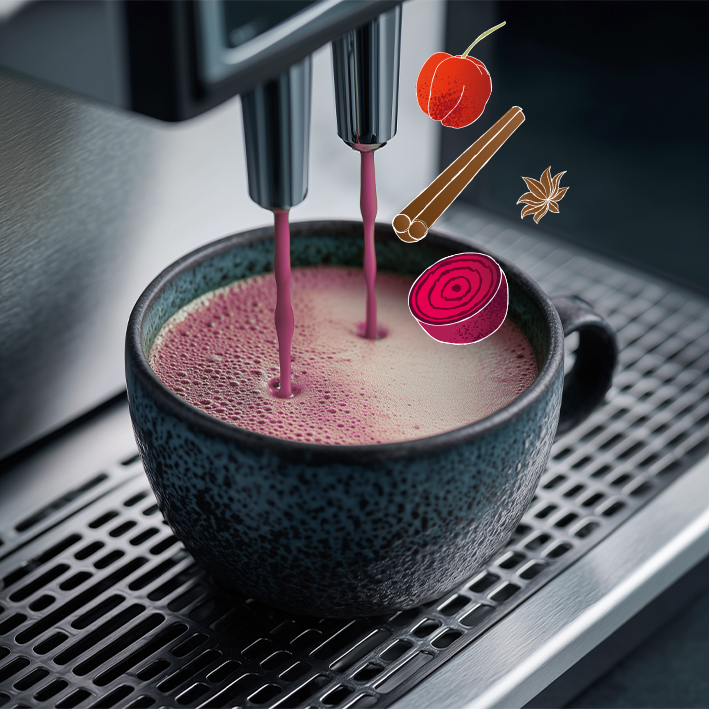 Pink Superfood Latte