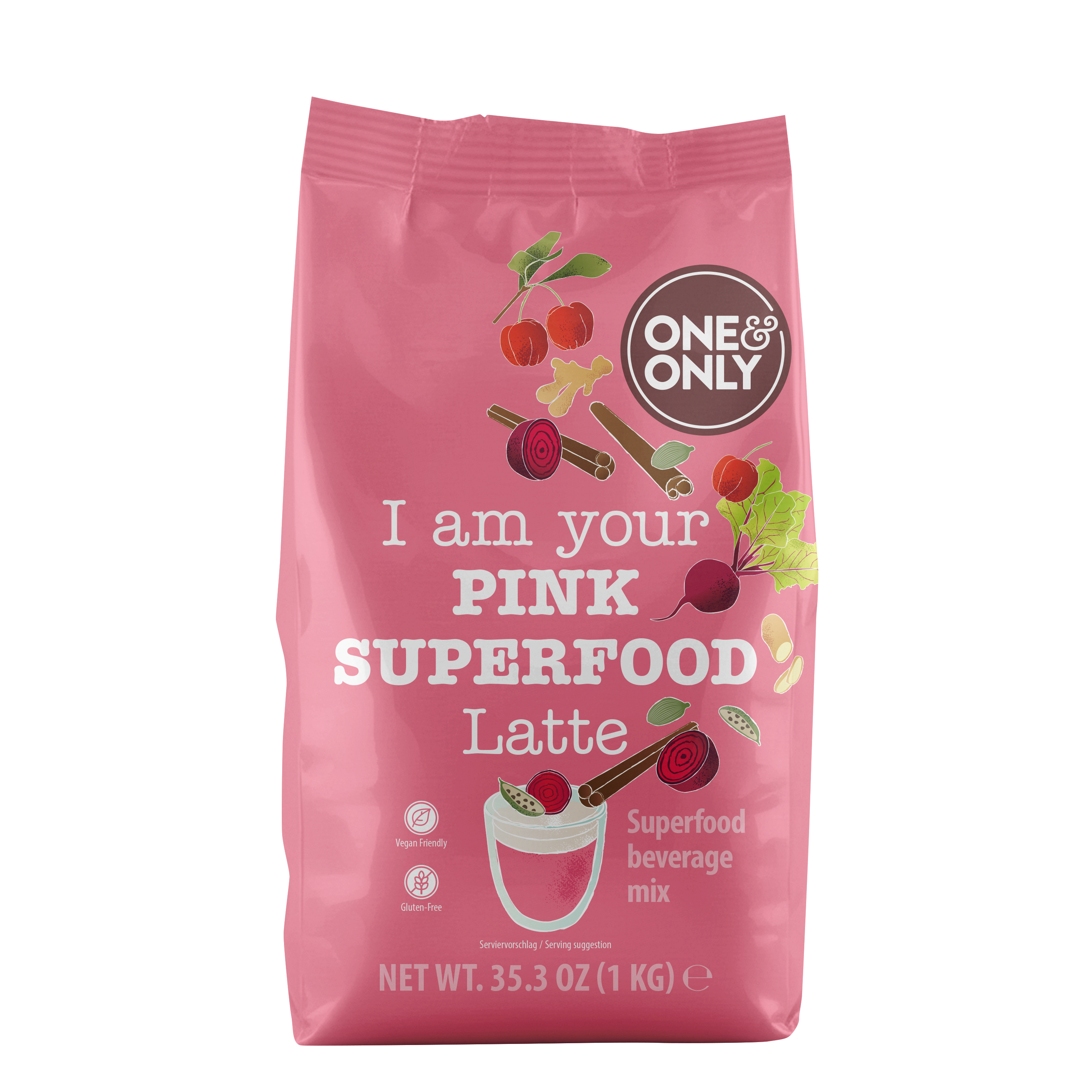Pink Superfood Latte