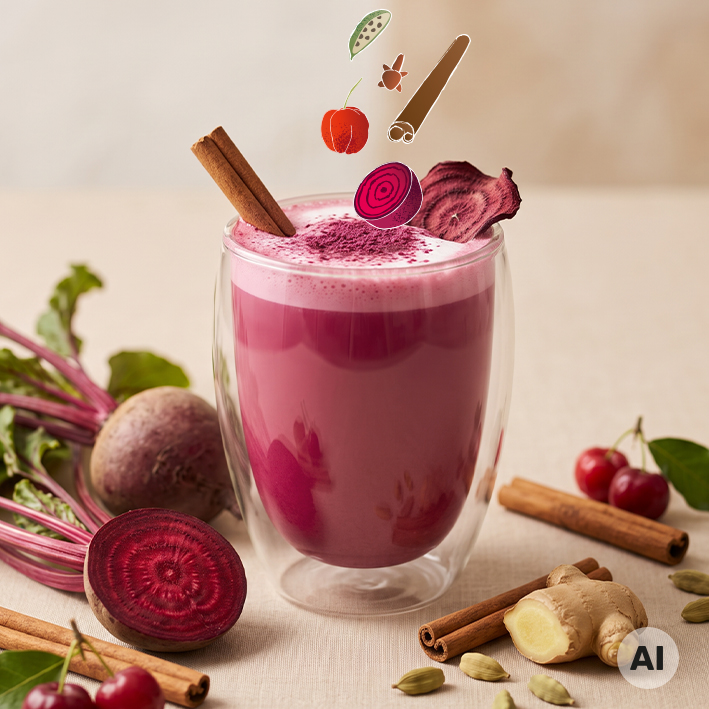 Pink Superfood Latte