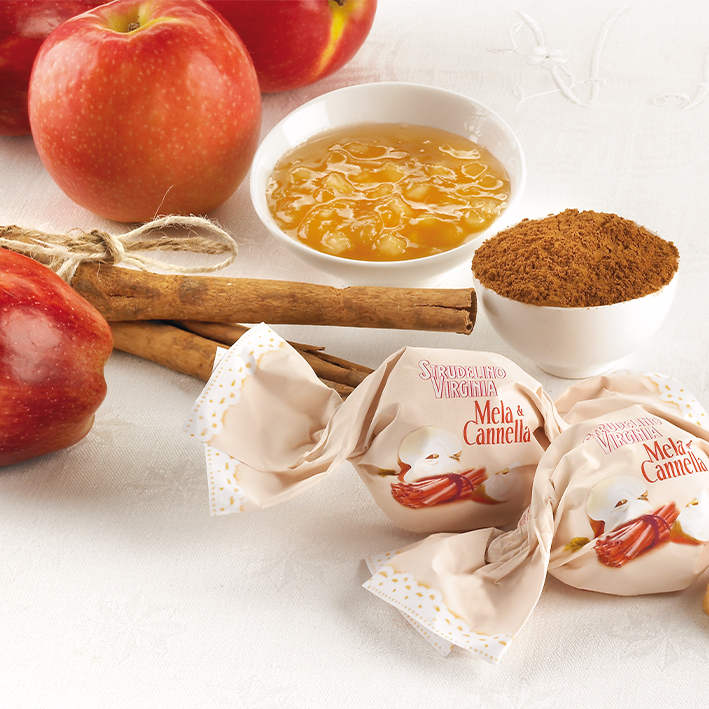 Soft Amaretti Apple Strudel