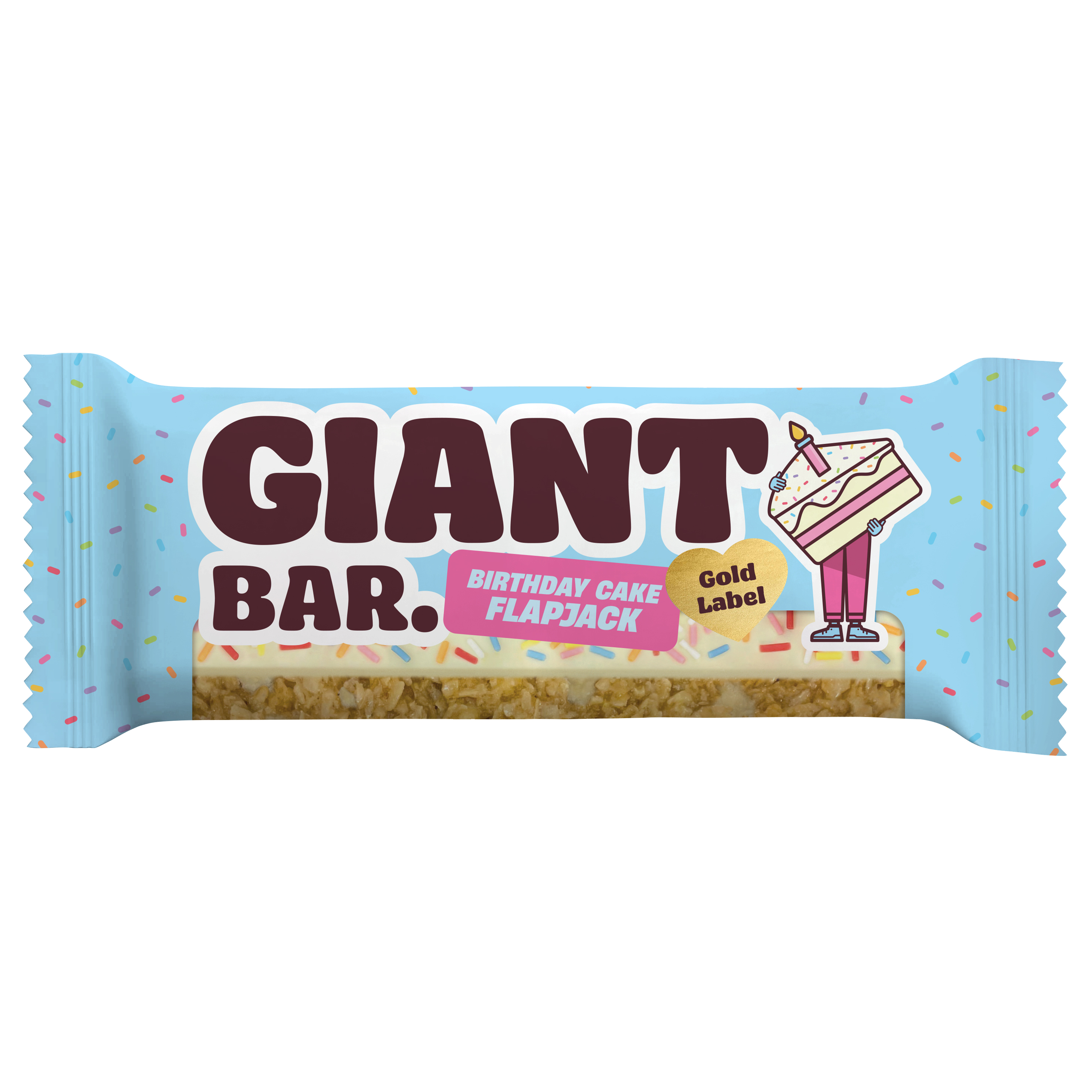GIANT Yoghurt Flapjack Birthday Cake 100 g
