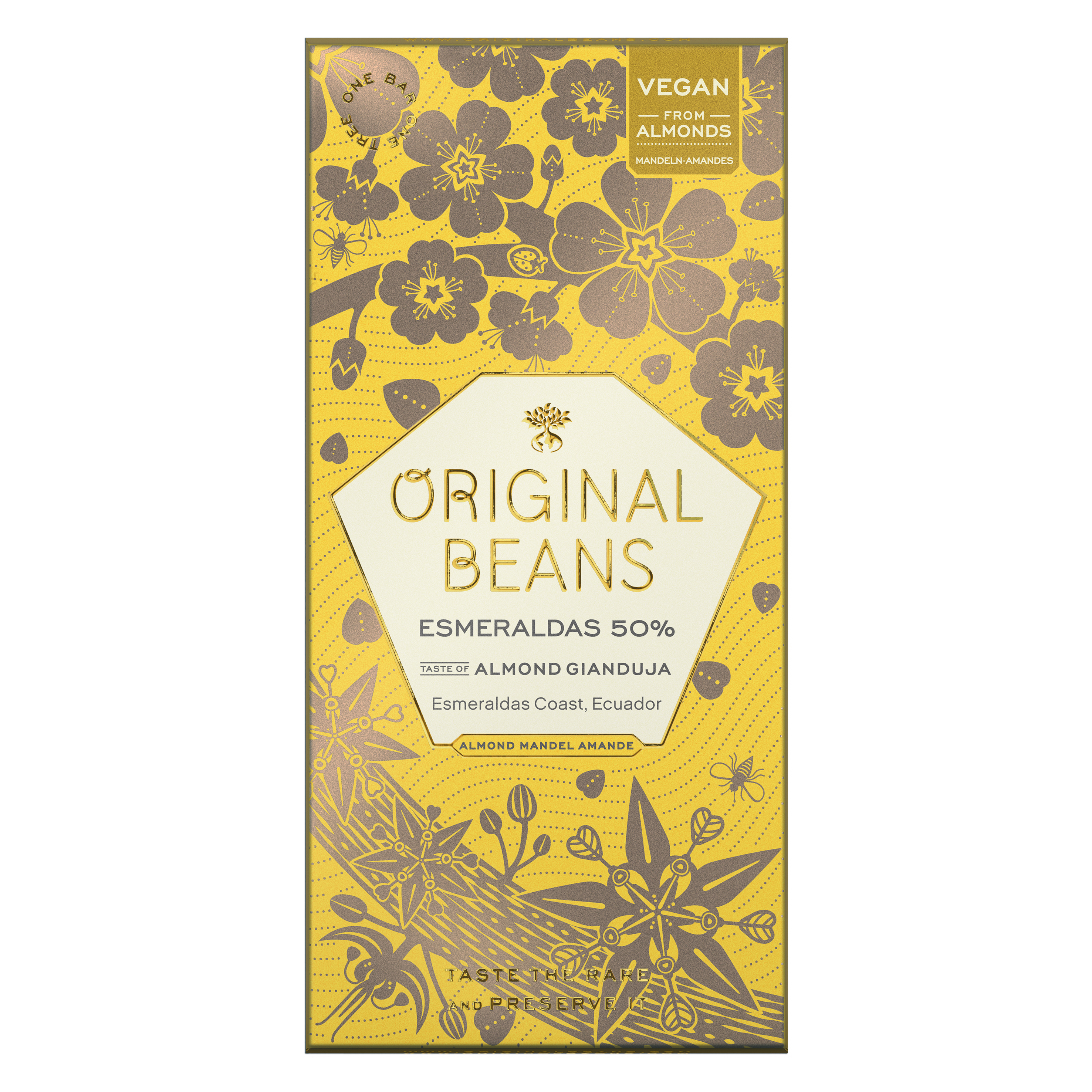 Organic Chocolate Bar Esmeraldas Vegan M!lk 50%