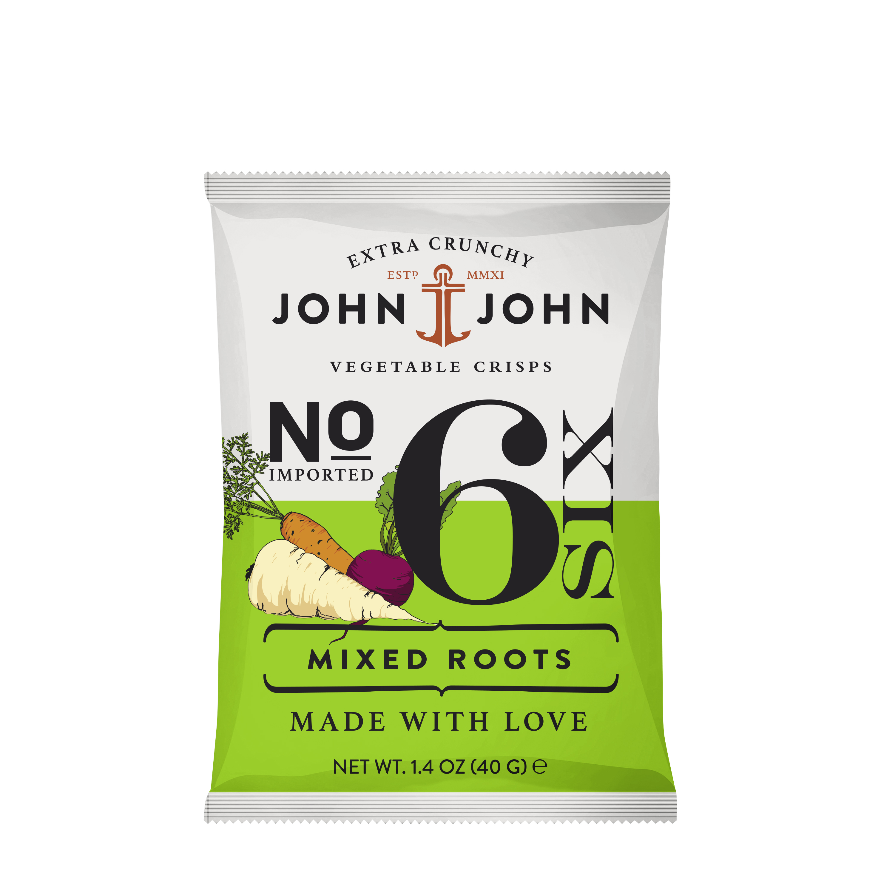 No. 6 Vegetable Crisps Mixed Roots