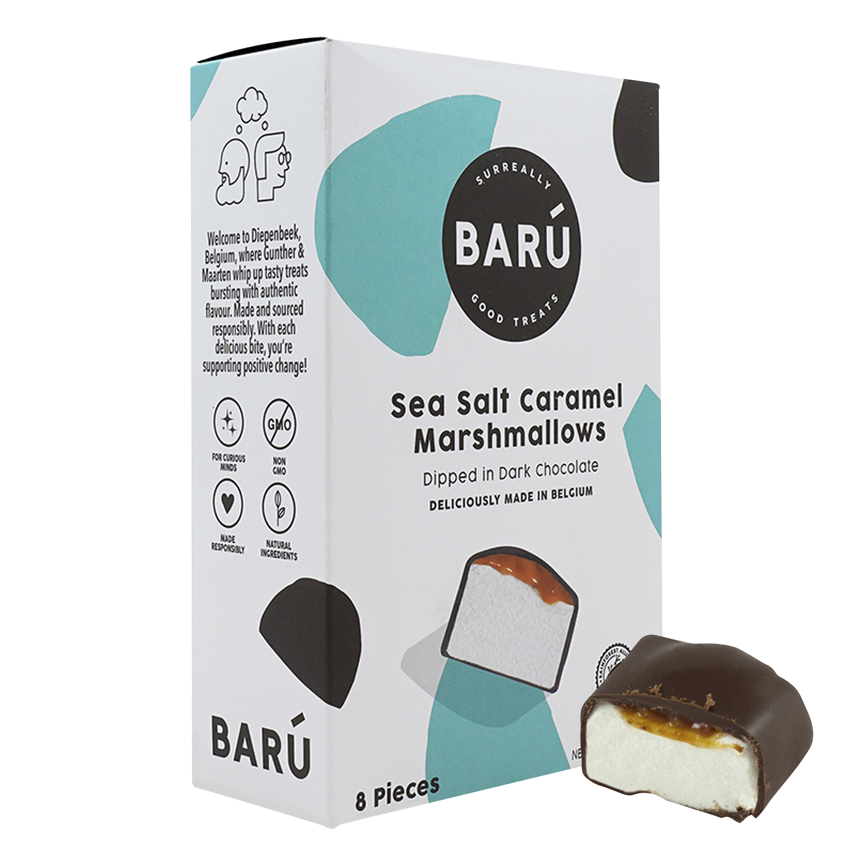 Dark Choc. & Sea Salt Caramel Marshmallows