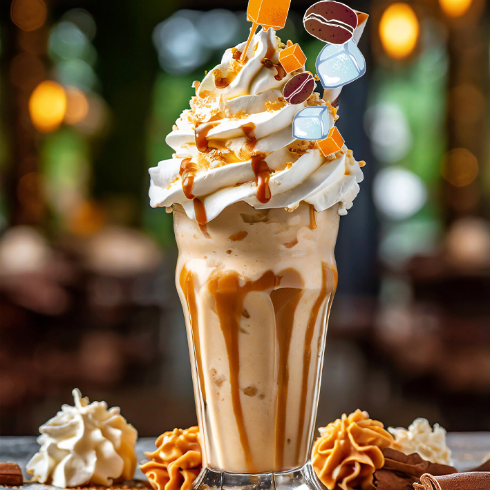 Toffee Coffee ­Frappé