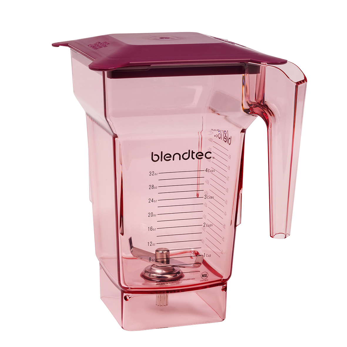 FourSide Jar Red, 1 l (incl. Hard Lid)