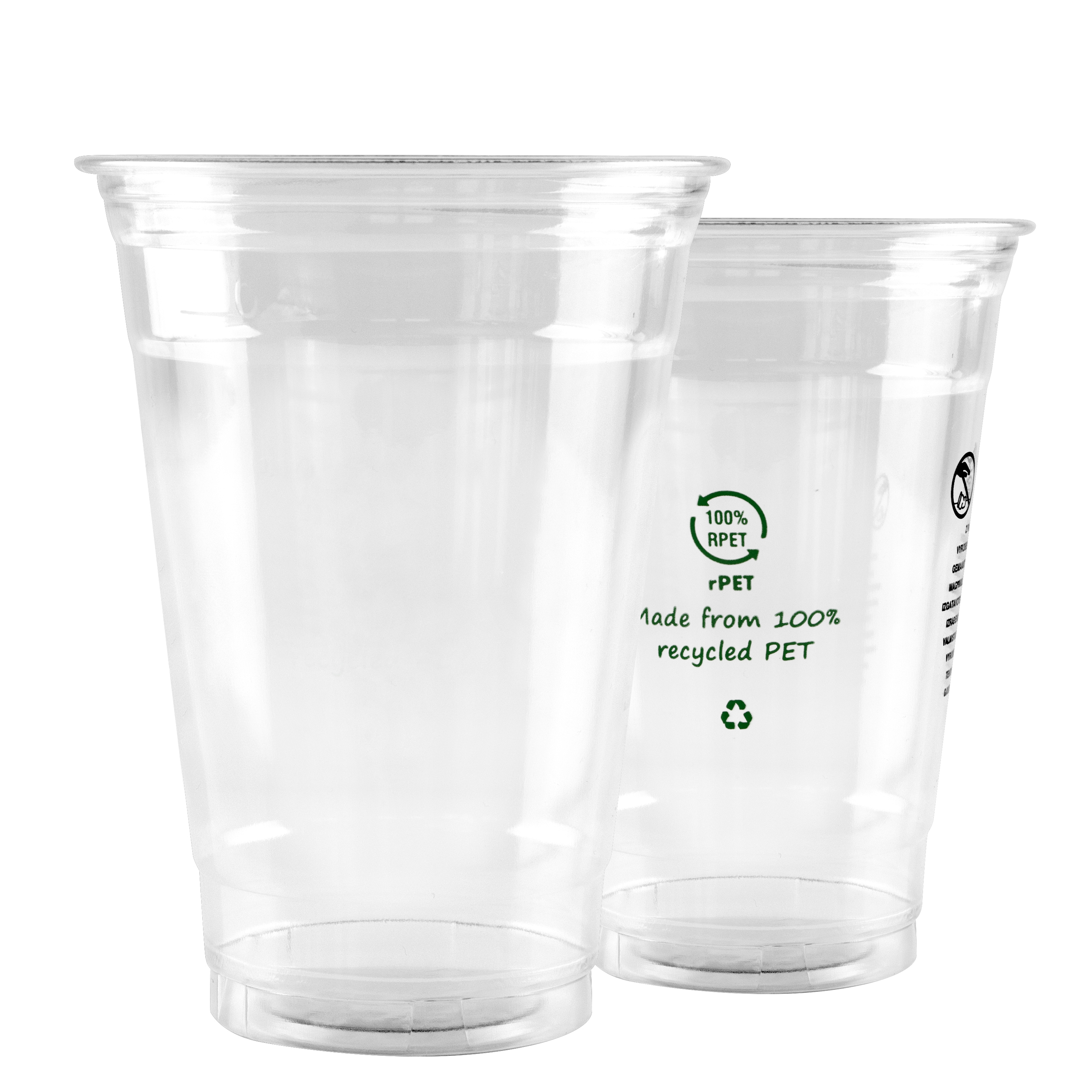 Clear Cup rPET*, 16 oz.